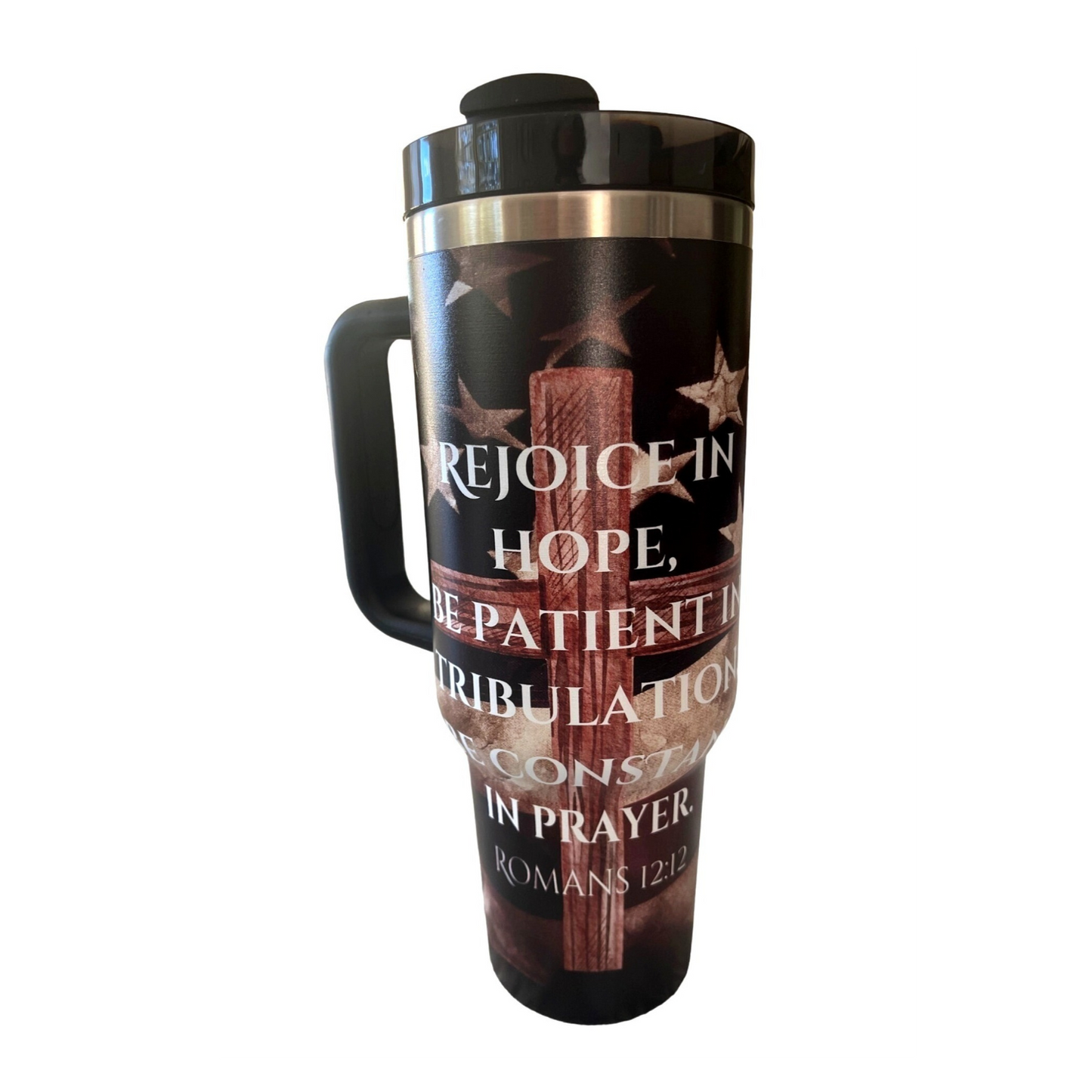 Rejoice in Hope 40 oz. Patriotic Tumbler